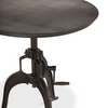 Levi Industrial 30" Adjustable Side Table