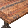 Levi Industrial 82" Adjustable Dining Table