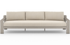 Madelina Grey Three-Seat Outdoor Sofa