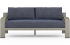 Madelina Grey Two-Seat Outdoor Sofa