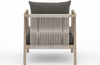Novak Washed-Brown Outdoor Chair