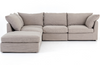 Paloma 4-Piece Sectional with Ottoman