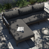 Shawna Bronze 2-Piece Outdoor Sectional - Left Arm Facing
