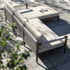 Shawna Bronze 2-Piece Outdoor Sectional - Right Arm Facing