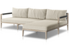 Shawna Grey Outdoor Right 2-Piece Sectional