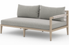 Shawna Brown Right-Arm Outdoor Sofa