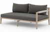 Shawna Brown Right-Arm Outdoor Sofa