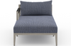 Shawna Grey Outdoor Left-Arm Chaise Piece