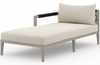 Shawna Grey Outdoor Left-Arm Chaise Piece
