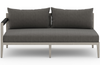 Custom Shawna Grey Outdoor Left-Arm Sofa Piece