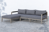 Shawna Grey Outdoor Left 2-Piece Sectional