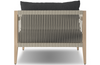 Shayla Washed-Brown Outdoor Chair