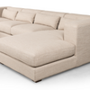 Sonia 3-Piece Double Chaise Sectional