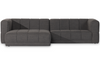 Tia 2-Piece Sectional w/ Left Arm Chaise Galene Outdoor Coffee Table