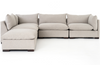 Wilson 4-Piece Sectional with Ottoman