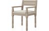 Winston Washed-Brown Outdoor Dining Chair