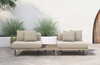 Custom Yamila 2-Piece Outdoor Sectional with End Table