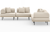 Yamila 4-Piece Sectional with Coffee Table